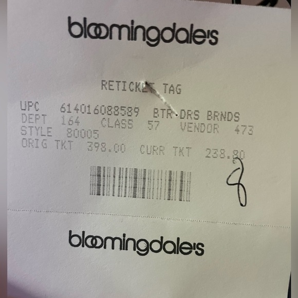 Jill Stuart Wedgwood Esme Pleated Chiffon Midi Dress - Picture 16 of 16